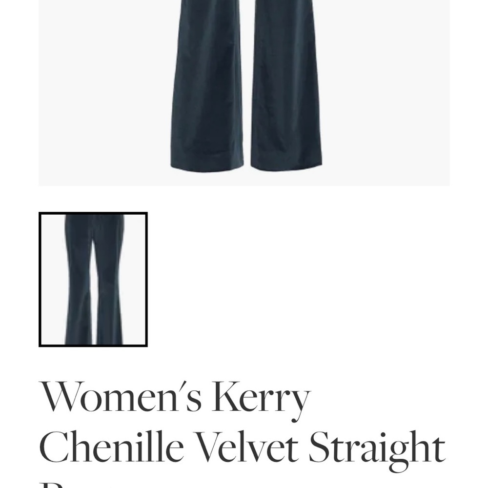 cinq a sept Navy Blue Flared Trousers - Picture 2 of 10